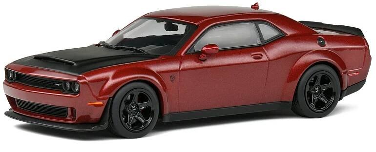 autíčko 1:43 DODGE CHALLENGER DEMON RED 2018