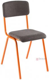 Učitelská židle Klasik, čalouněná Učiteľská stolička Klasik čalúnená, stohovacia