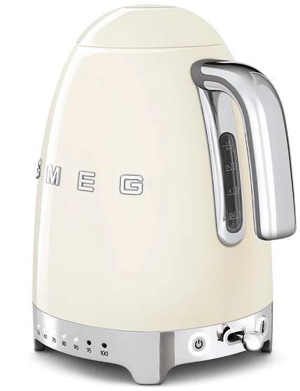 Rychlovarná konvice SMEG 50's Retro Style 1,7l LED indikátor krémová ...