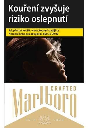 Marlboro Crafted Gold king size tvrdé bal. 10 krab. 20 ks kolek R KC 151 Kč VO cena - Cigarety, Tabák, Nápoje, tabák