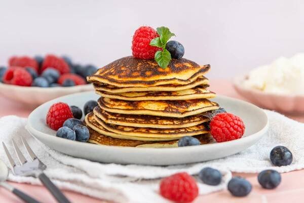 Pfannkuchen mit Quark