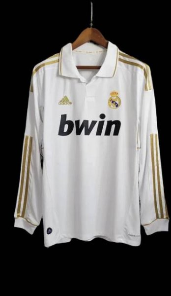 Real Madrid long sleeves retro jersey 2011/2012 - xclusivejerseys