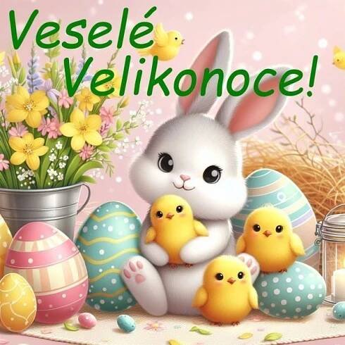 Klikněte pro zobrazení původního (velkého) obrázku
==============
Velikonoční přání Veselé Velikonoce!
Pošlete originální velikonoční přání plná lásky a rado…