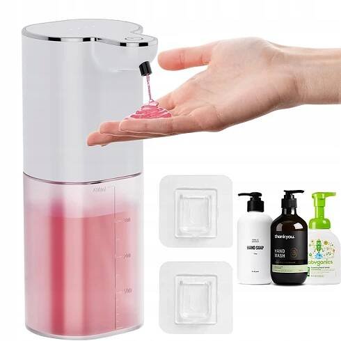 DÁVKOVAČ MÝDLA AUTOMATICKÝ TEKUTIN BEZDOTYKOVÝ DISPENSER 400ML