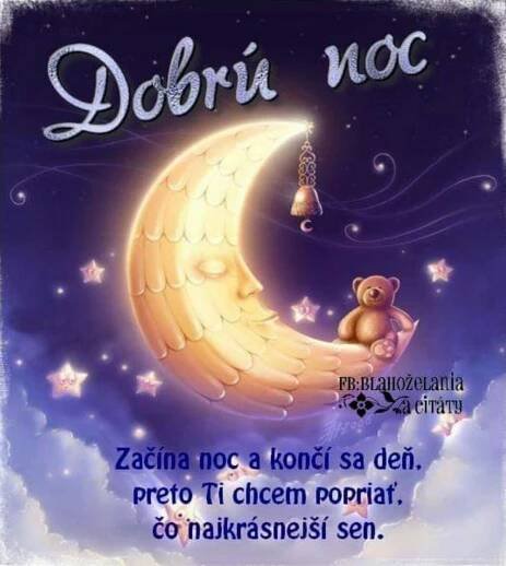 Dobri Noc - Teddy Bear on the Moon