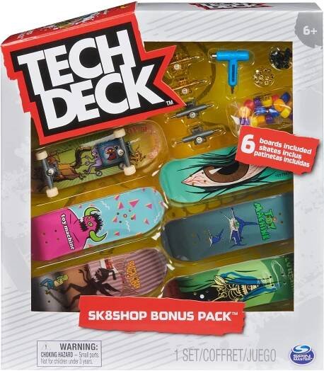 Tech Deck Fingerboard s příslušenstvím Solid 6 ks