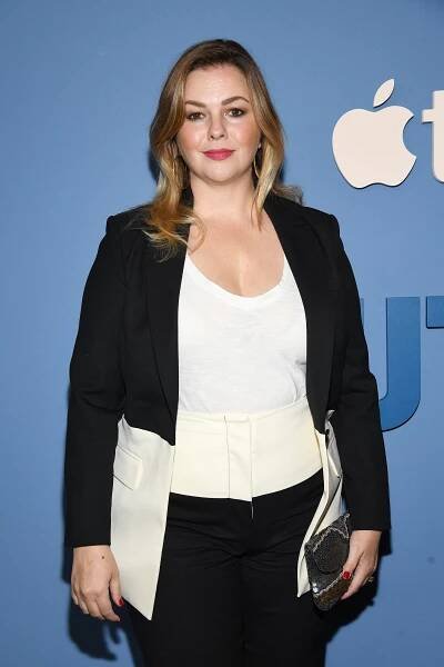 Amber Tamblyn at the "Gutsy" premiere held at the Times Center Theatre on September 8, 2022 in New York City. (Photo by Kristina Bumphrey/Variety via Getty Images)