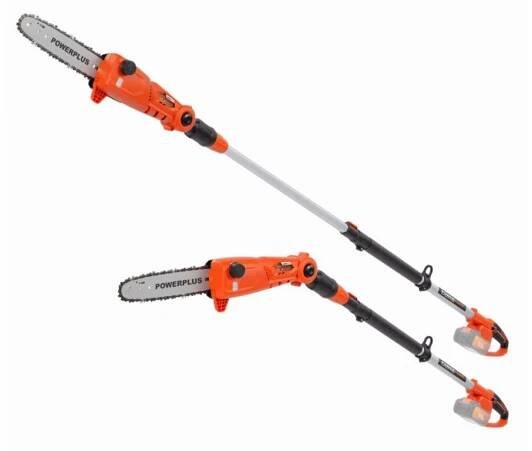 POWDPG75385 AKU vyvětvovací pila 40V LI-ION 250mm (bez baterie) POWERPLUS - HobyNaradi.cz