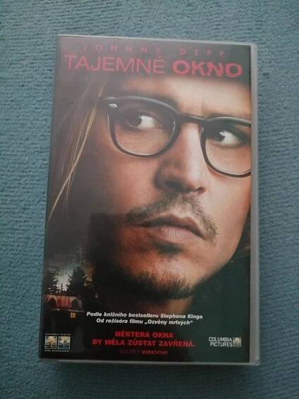 Tajemné okno Johny depp VHS - Film