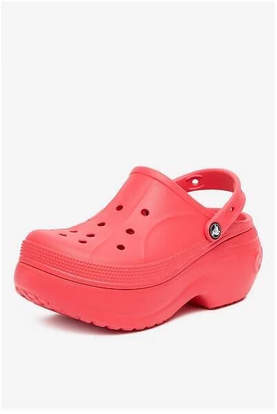 Plážové pantofle Crocs BELLA CLOG 210062-611 ČERVENÁ