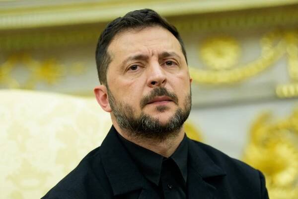 Headshot of President Volodymyr Zelenskyy of Ukraine.