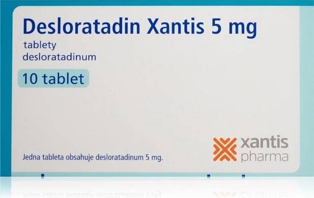 DESLORATADIN XANTIS POR 5MG TBL NOB 10