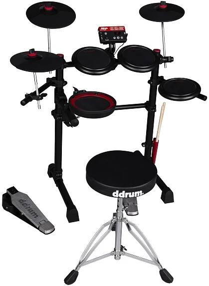 Elektronické bicie súpravy: DDRUM E-Flex Red Elektronická bicia sada - 3