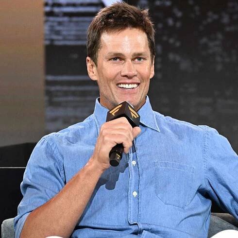 Tom Brady speaks onstage at Fanatics Fest NYC 2025 at Javits Center on June 20, 2025 in New York City. 