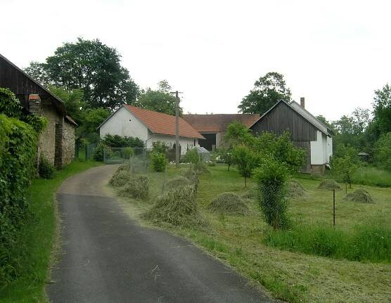 Východní část vesnice