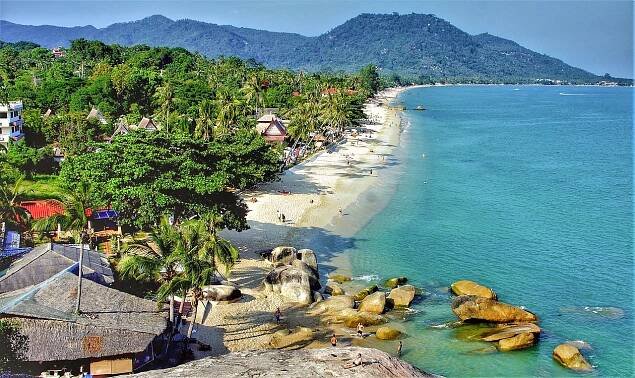Pláž Lamay na Koh Samui