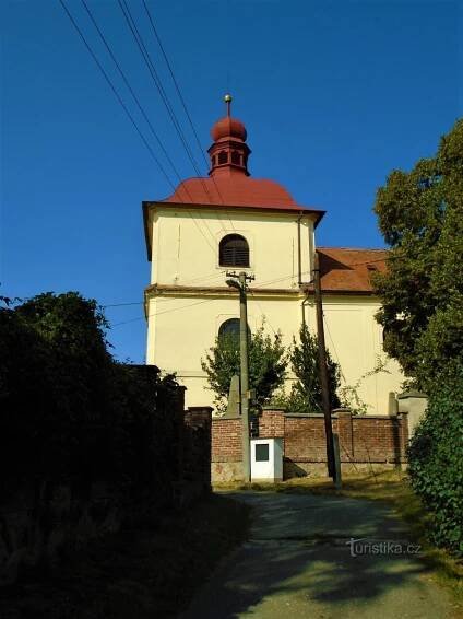 Kostel sv. Stanislava (Sendražice, 27.8.2018)
