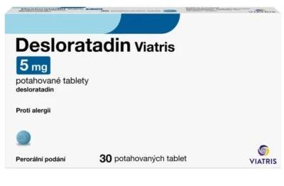 Desloratadin Viatris 5 mg, 30 tbl.