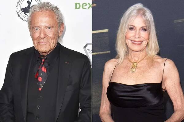 Alan Hamel attends the 2018 Carousel Of Hope Ball at The Beverly Hilton Hotel on October 6, 2018 in Beverly Hills, California; Joanna Cassidy attends the premiere of "The Uppercut" at Kulturbrauerei on January 17, 2025 in Berlin, Germany
