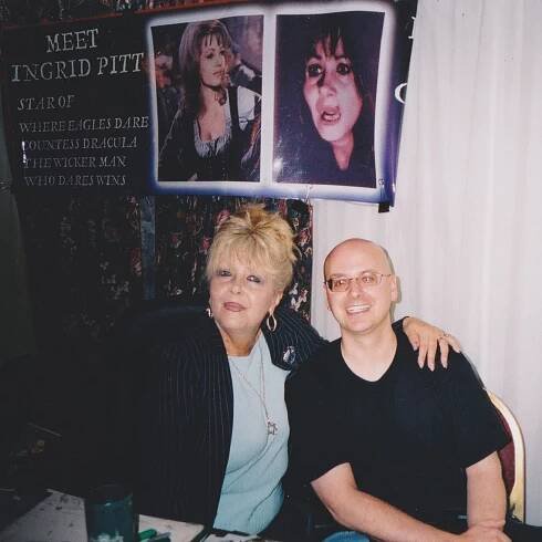 Meeting Ingrid Pitt in 2004