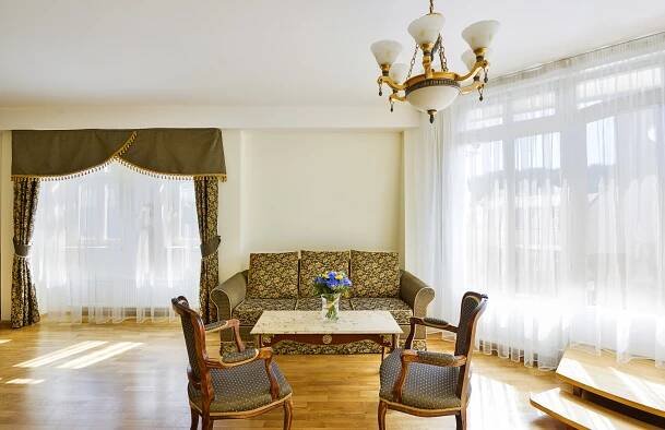 Posezení v ubytování Residence Romanza