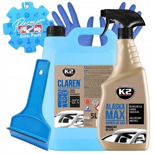 Odmrazovač skel K2 Alaska Max 700 ml + 3jiné produkty