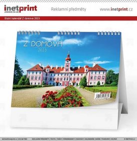 Stolní kalendář Z domova 2023 - iNETPrint.cz