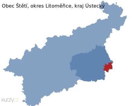 Štětí v kraji Ústecký