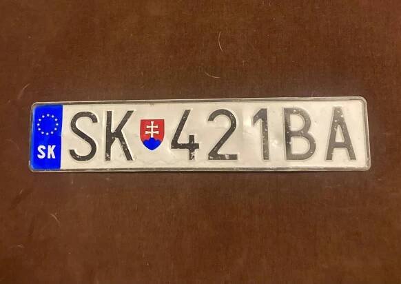 Stará slovenská SPZ   SK - Auto-moto
