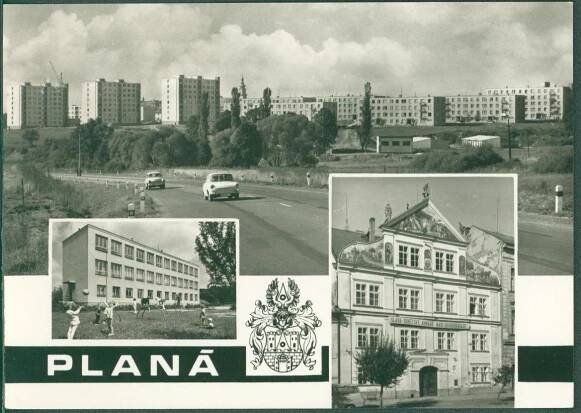 11D1556 Pohlednice- Planá, město- radnice,okres Tachov.. R!! | Aukro