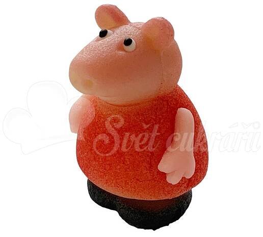 Prasátko Peppa - Pepina - marcipánová figurka