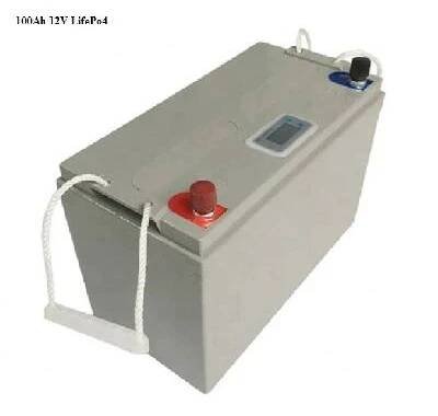Akumulátor 12V 100Ah LiFePO4 Baterie pro systém uskladnění sluneční energie Elektrické jachty s LED displejem