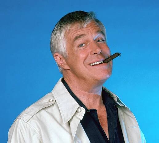 George Peppard as Col. John "Hannibal" Smith in The A-Team.