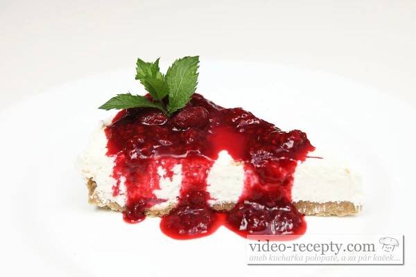 Cheesecake s malinami - recept a videorecept