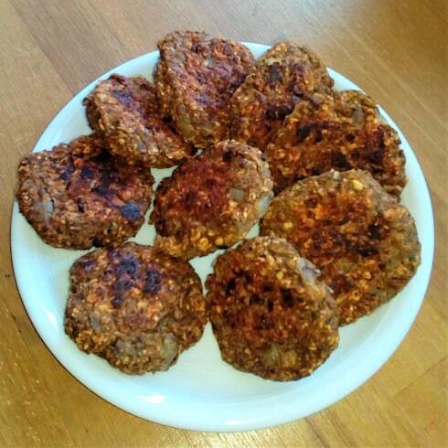 Linsenbratlinge - vegane Burger Patties