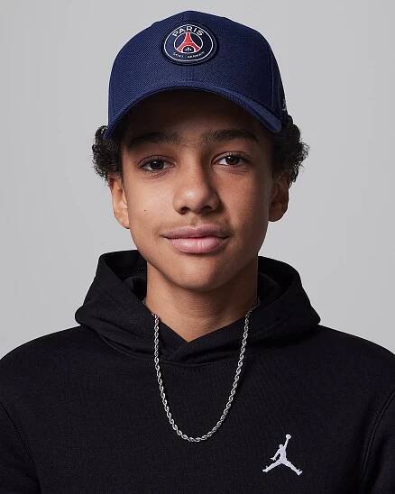 Jordan Paris Saint-Germain Big Kids' Cap - Midnight Navy