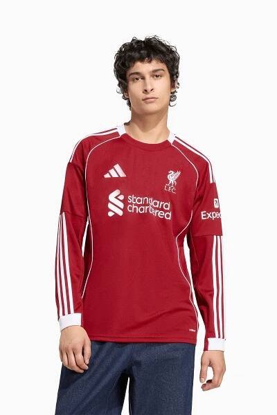 Tričko s dlouhým rukávem adidas Liverpool FC 25/26 domácí Replica - Červené