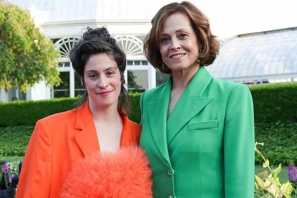 Shar Simpson and Sigourney Weaver at The New York Botanical Garden Conservatory Ball on June 1, 2023.