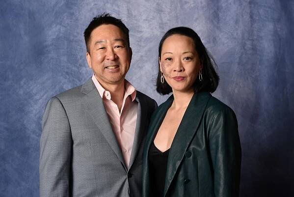 Andrew Kim and Liz Sargent