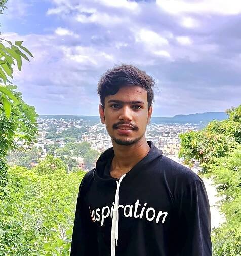 Portrait of Ansh smiling