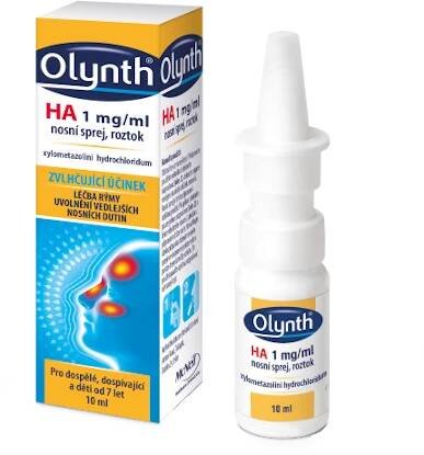 Olynth HA 1 mg/ml nosní sprej 10 ml