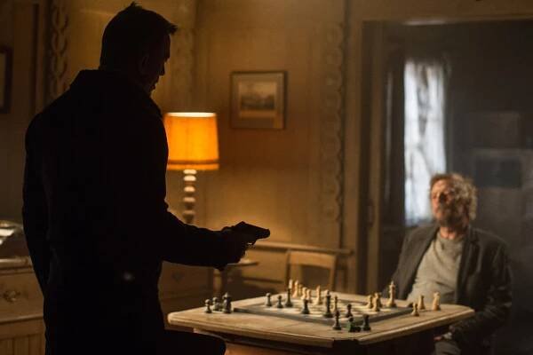 Spectre - Z filmu - Daniel Craig, Jesper Christensen