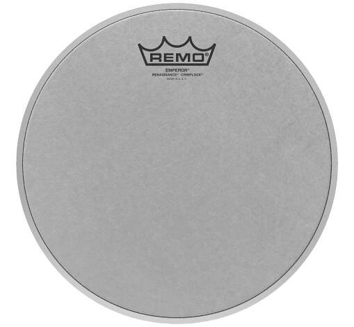 The Emperor® Renaissance® Crimplock® drumheads features controlled sustain and articulation, and have the warmest tone all Tenor drumheads.