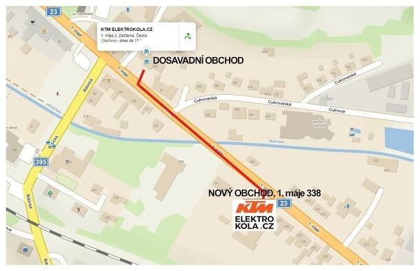 Nová prodejna v Zastávce u Brna | Elektrokola KTM