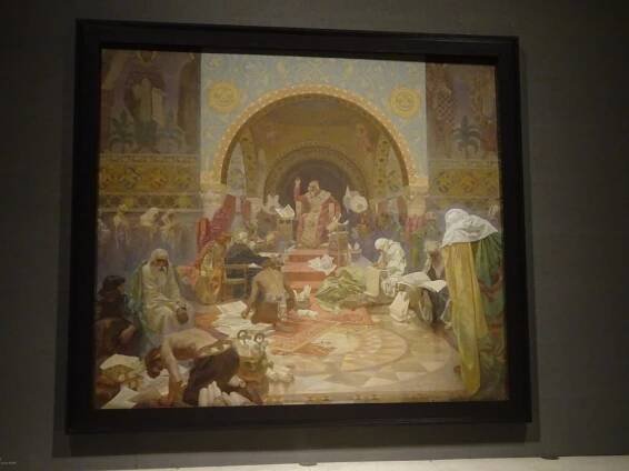 Alfons Mucha - Slovanská epopej, NG Veletržní palác, Praha | Josef "Pepíno" Balek