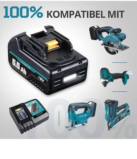 RYCHLONABÍJEČKA 3A DC18RC PRO LITHIUM-IONTOVÉ BATERIE MAKITA 14 4V–18V - Allegro