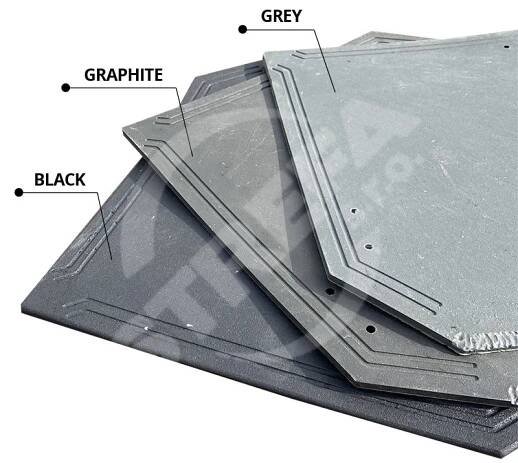 Ekoternit EB2, velká šablona (415x415mm), black | strefa.cz