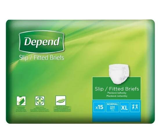 Depend Slip Normal L inkontinenční plenkové kalhotky 15 ks
