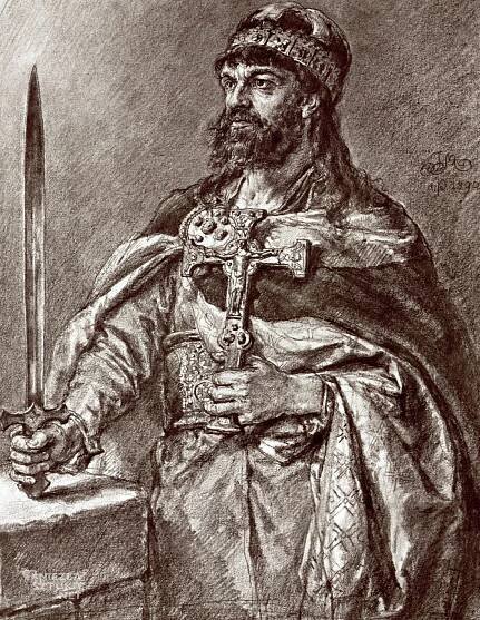 Jan Matejko, Mieszko I, poczet królów, sztuka polska, malarstwo polskie, Niezła sztuka