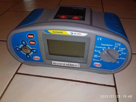 METREL EUROTEST XE MI3102!!! NEFUNKČNÍ!!!